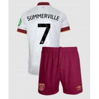 Maglie da calcio West Ham United Crysencio Summerville #7 Terza Maglia Bambino 2024-25 Manica Corta (+ Pantaloni corti)